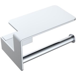 Держатель для туалетной бумаги Boheme Q с полкой хром 10941-CR